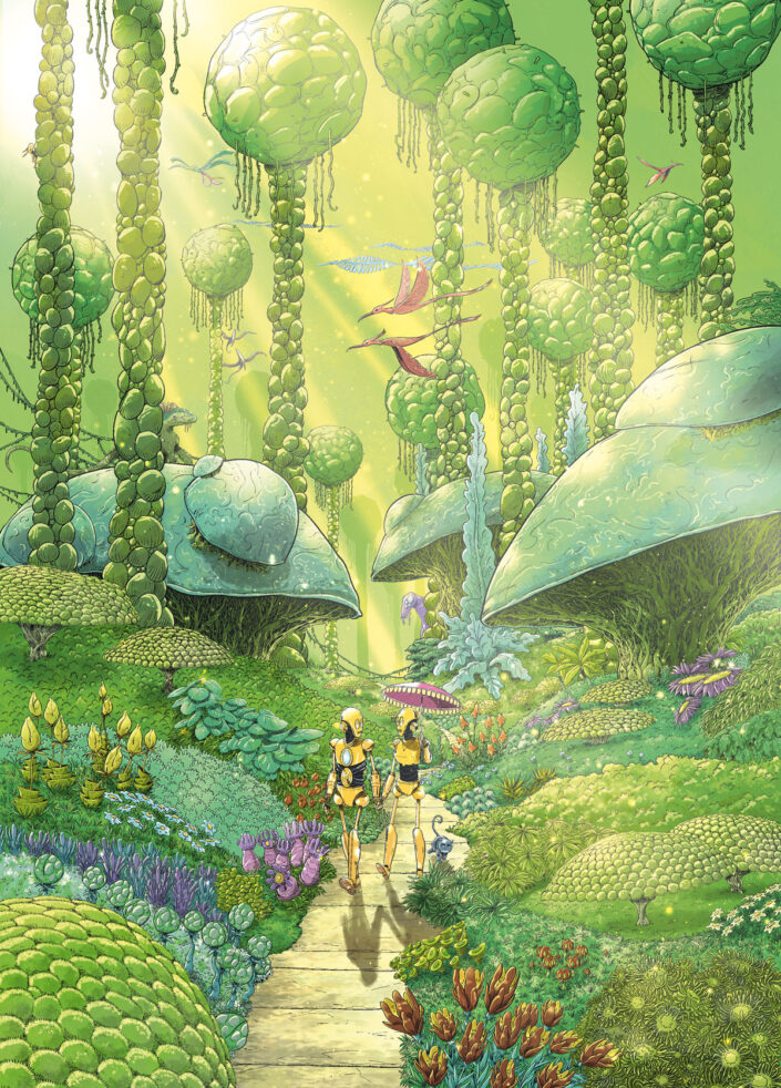 "Gartenspaziergang" Titelbild für phantastisch 101