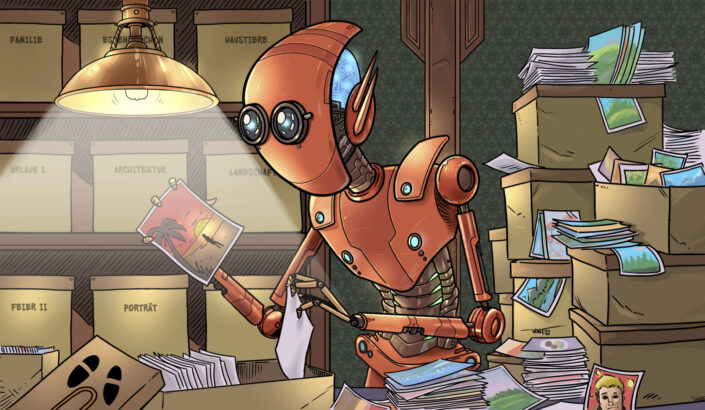 Illustration für Magazin