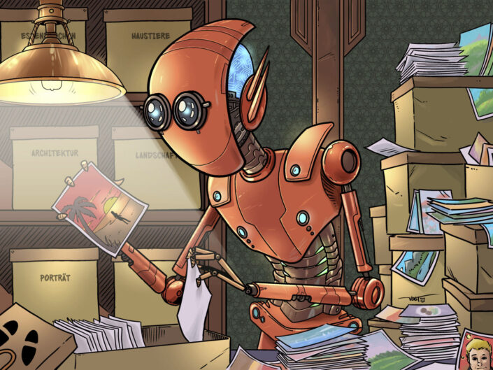 Illustration für Magazin